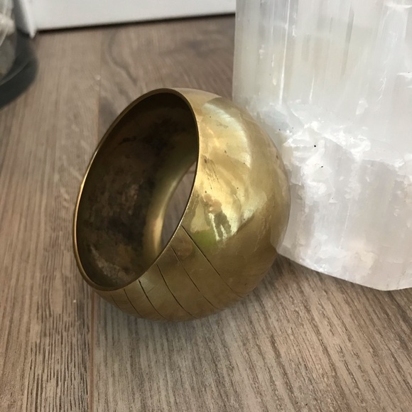 Vintage brass bangle